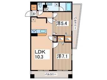 間取図 ジェイシティ相模原(403)