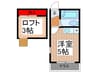 メゾンドパルク２ 1Rの間取り