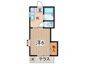 ASハイツの間取図