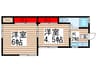 ル・ショコラ宮崎町 2Kの間取り