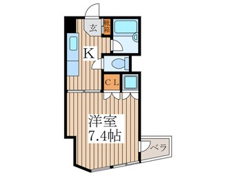 間取図 ヴェリテ武蔵関