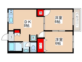 間取図 エミネンスＡ