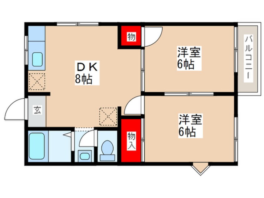 間取図 エミネンスＡ