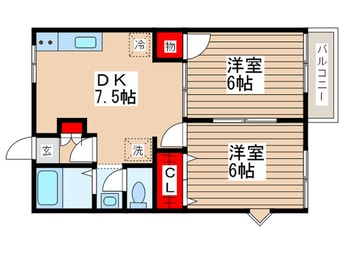 間取図 エミネンスＡ