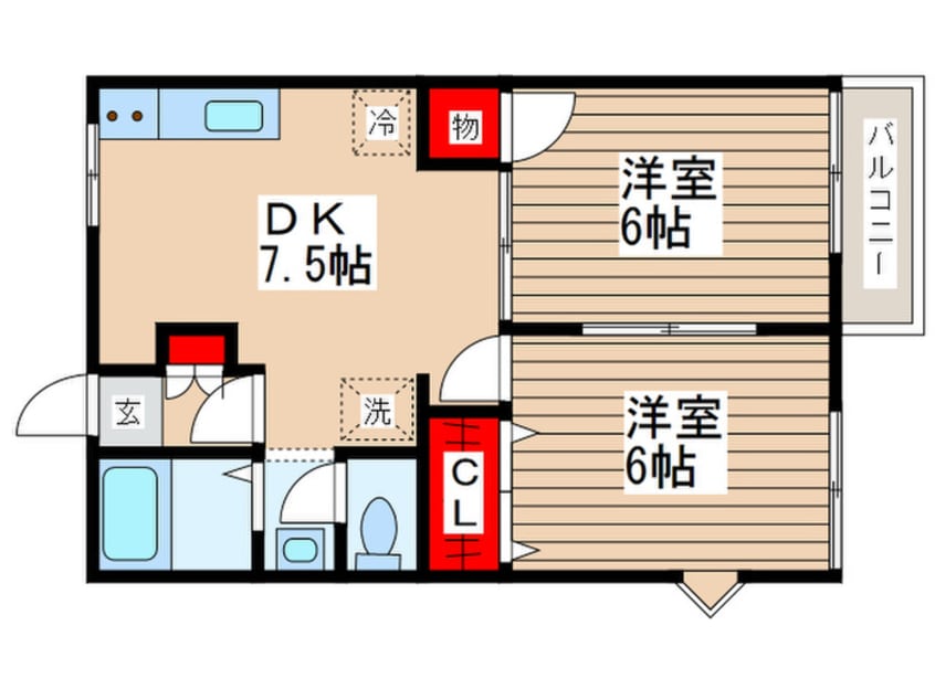 間取図 エミネンスＡ