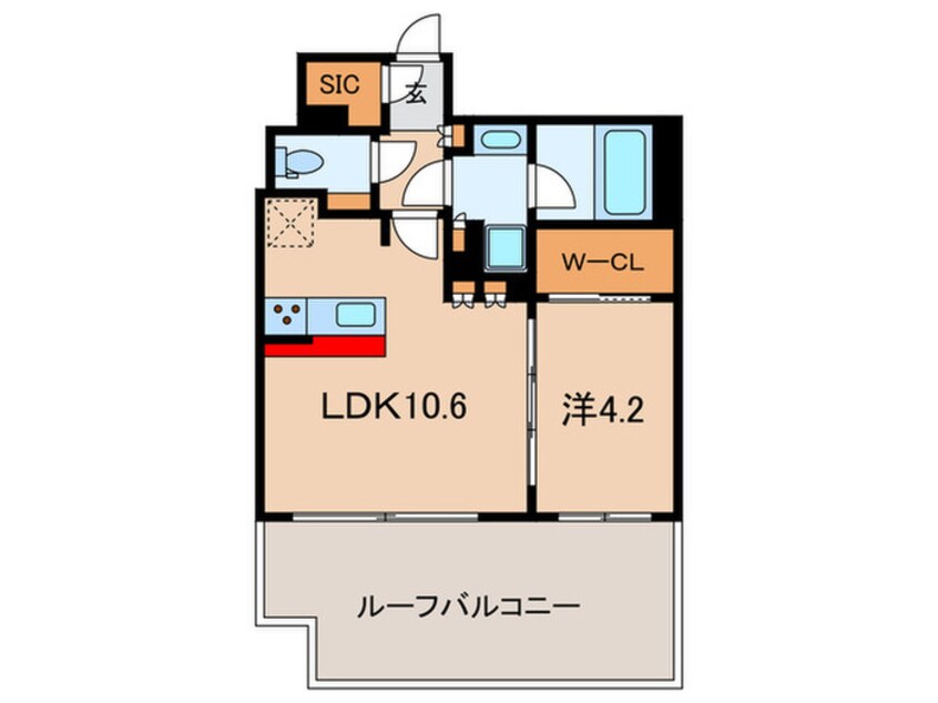 間取図 Brillia　ist　大井町