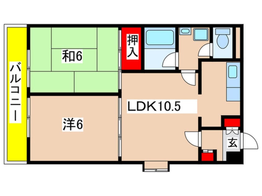 間取図 ヴァンエバ－メゾン