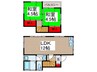空色のアンソレイユ 2LDKの間取り