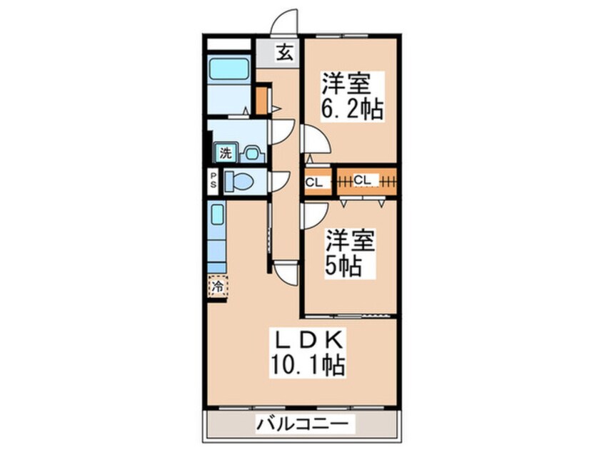 間取図 サニ－ガ－デン