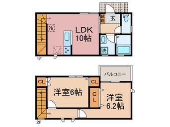 間取図 カワサキサクラテラス