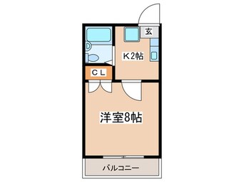 間取図 コーポミルキーウェイ