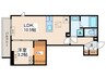 仮）小竹町2丁目計画 1LDKの間取り