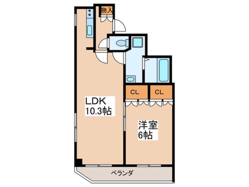 間取図 菱和パレス府中駅前