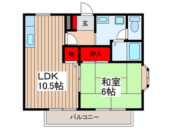 間取図 サンピュアーＢ棟