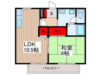 間取図 サンピュアーＢ棟