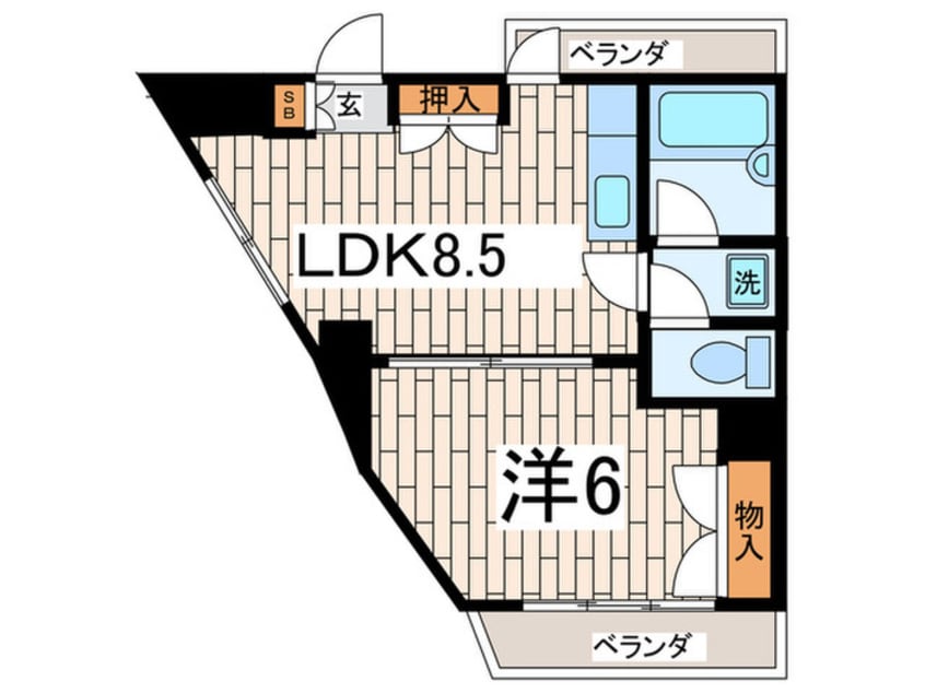 間取図 アクセスマスダ