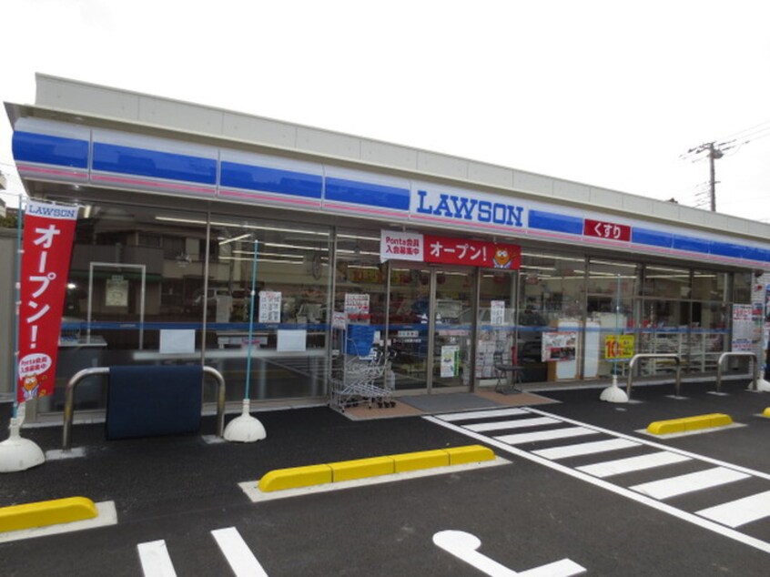 ローソン川崎小倉店(コンビニ)まで126m アクセスマスダ