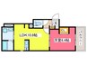 ル　リアン東十条 1LDKの間取り