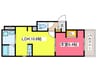 ル　リアン東十条 1LDKの間取り