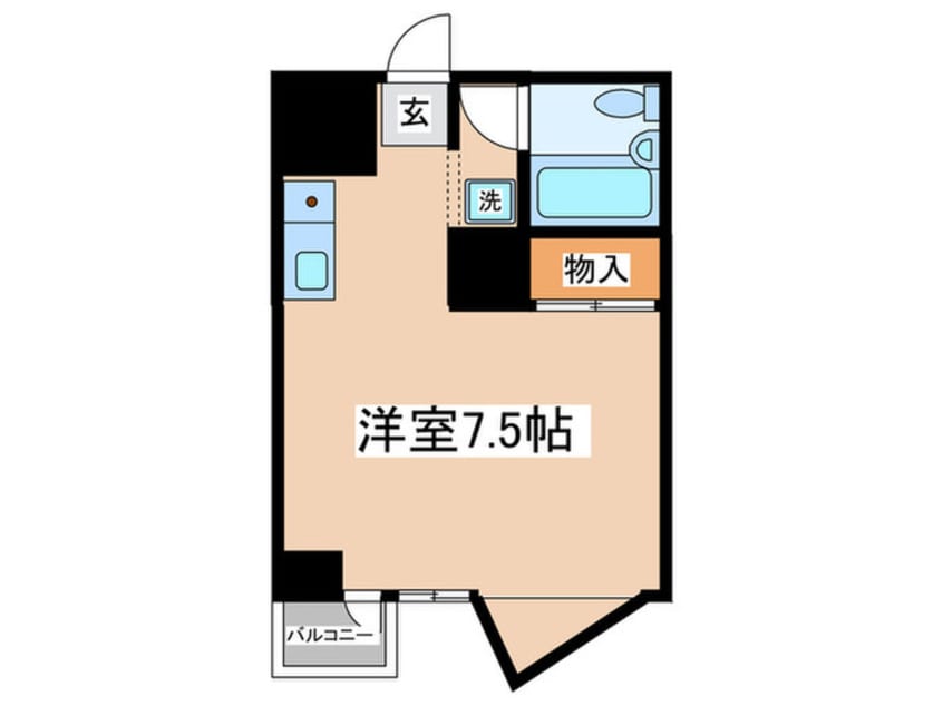 間取図 サンドルフ多摩