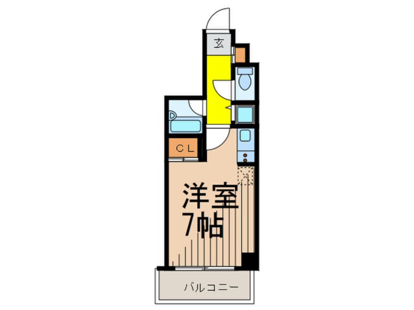 間取図 ジョイシティ住吉Ⅱ