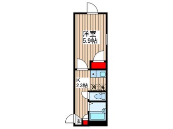 間取図 アムール南千住