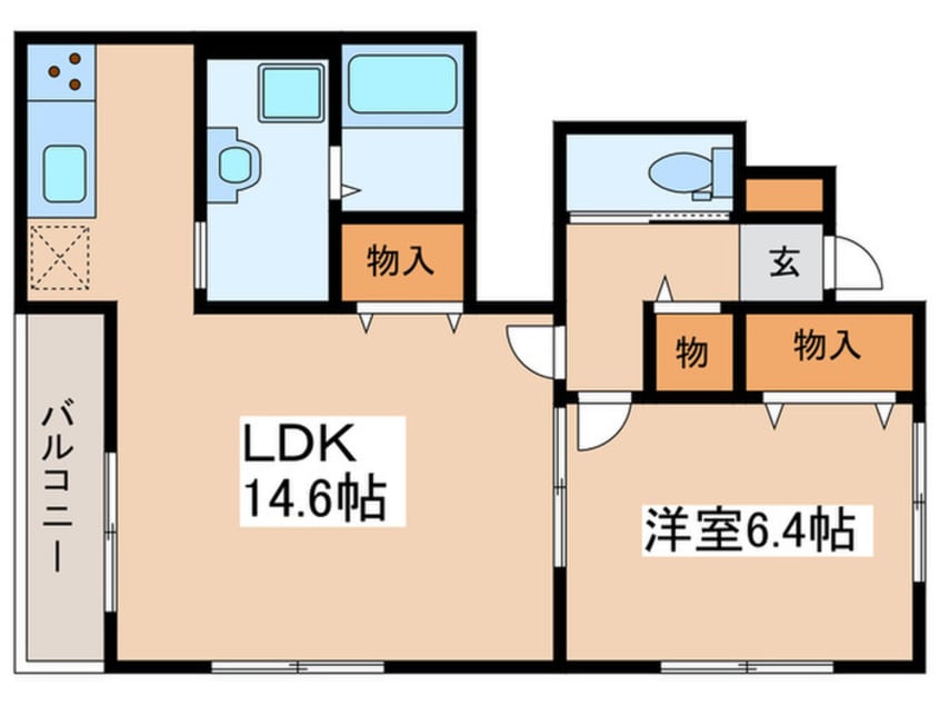 間取図 Mn ヴィラージュⅣ