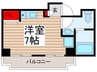 ハピネスＭ 1Rの間取り
