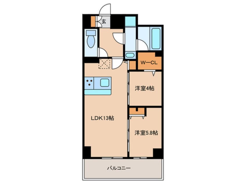 間取図 ＪＰＴ　ＲＥＳＩＤＥＮＣＥ