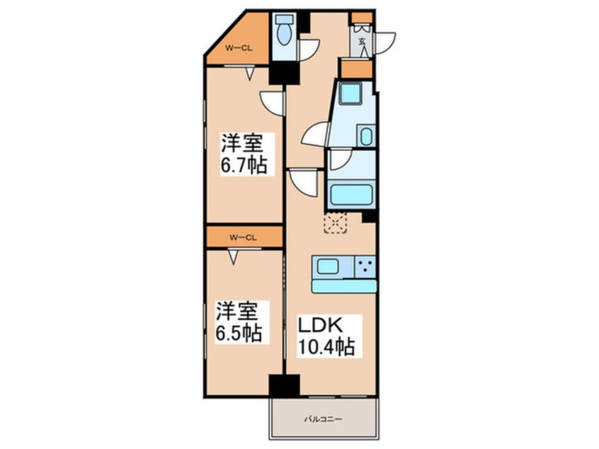 間取図 ＪＰＴ　ＲＥＳＩＤＥＮＣＥ