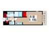 アライブ 1Rの間取り