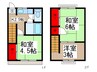 コーポササイ 3Kの間取り