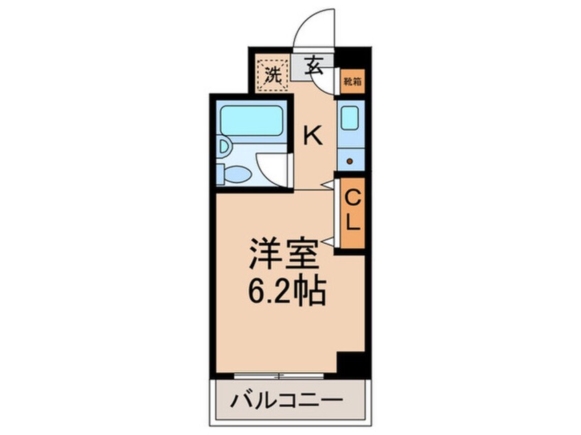 間取図 ﾌｫｰﾁｭﾝ21新丸子