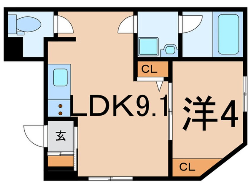 間取図 ベルシエル高野