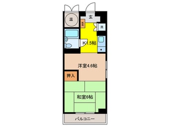 間取図 五反田グリーンハイツ（1007）