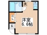 パ－ルフラッツ 1Rの間取り