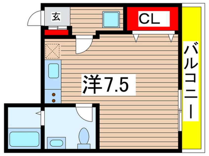 間取図 rapa(ラパ）千葉椿森