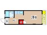 宮崎ハイツ 1Kの間取り