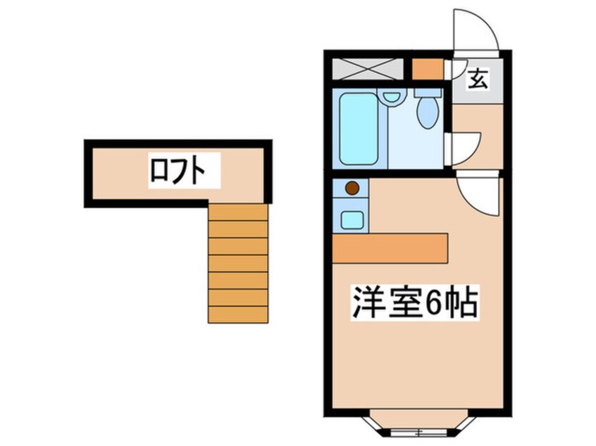 間取図 コスモマテリア六番館