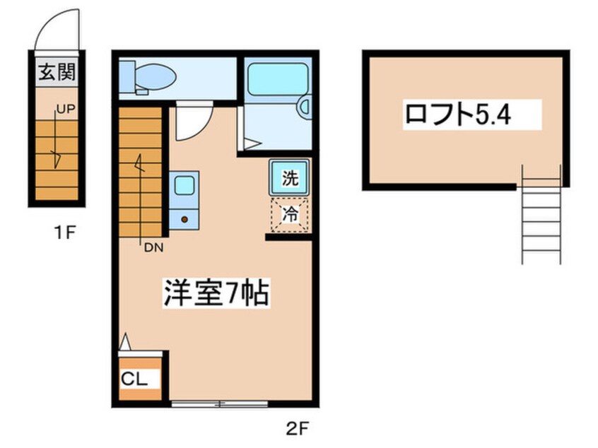 間取図 バーミープレイス調布Ⅱ