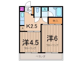 間取図 メルシー下目黒