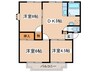 リバ－ハイツ岩田 3DKの間取り