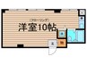 メゾン森 1Rの間取り