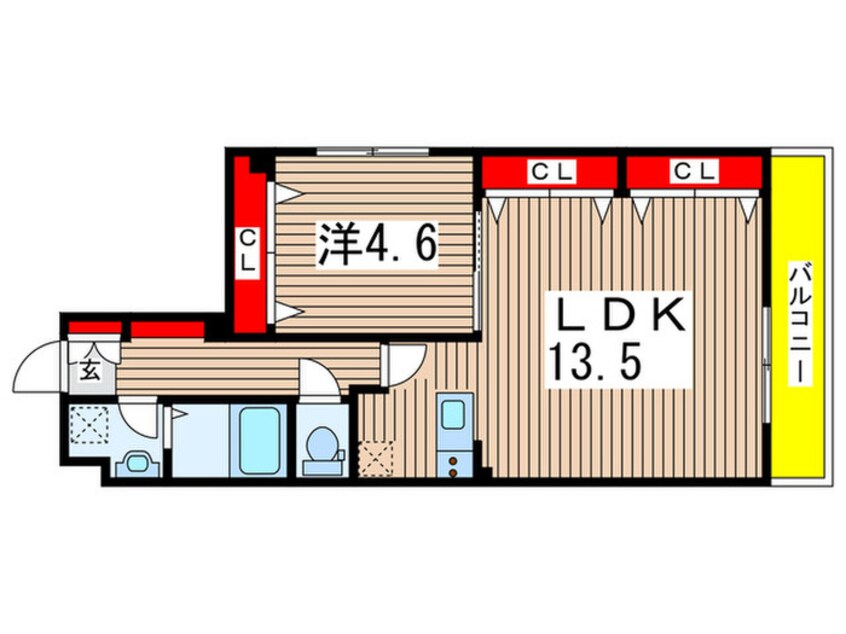 間取図 ミリアビタ大森台