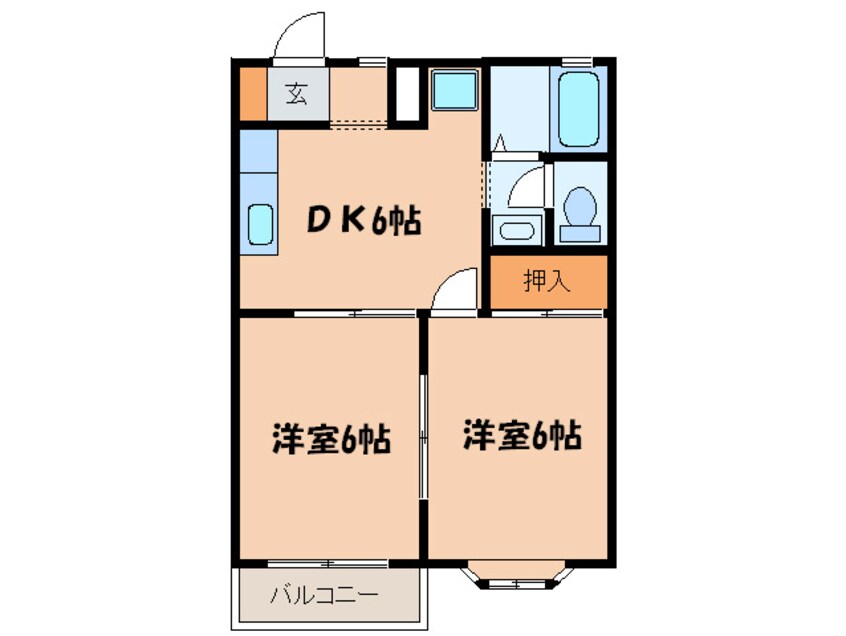 間取図 ドミ－ルＦ