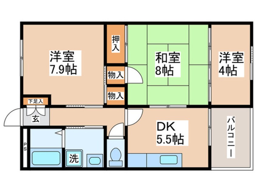 間取図 コトブキマンション