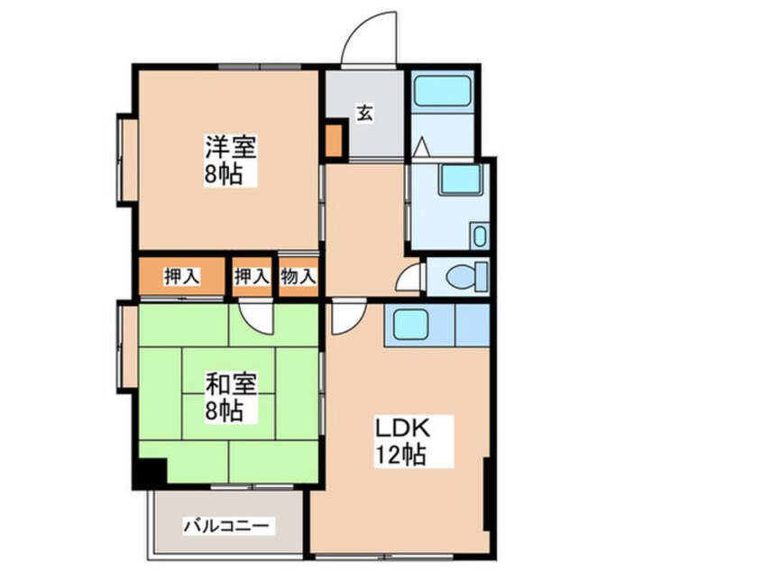 間取図 コトブキマンション