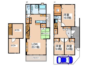 間取図 大倉山４丁目戸建