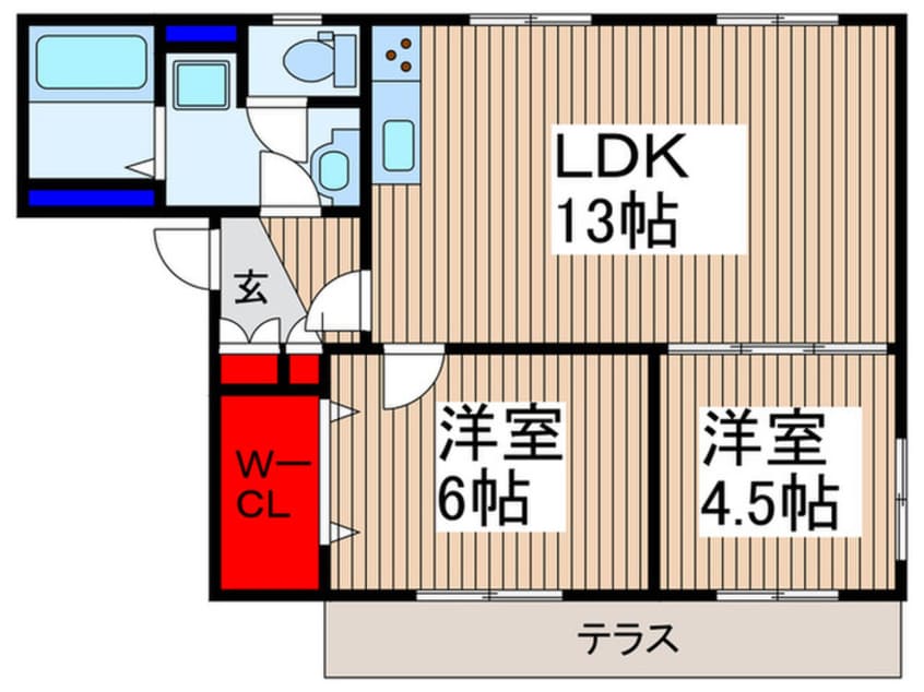 間取図 第２愛和ハイツ