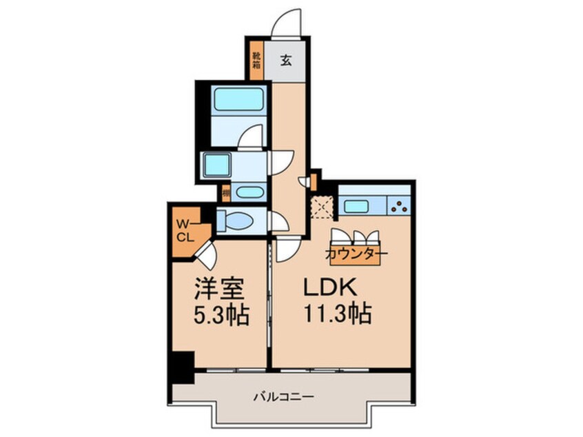 間取図 ディアナコート小石川竹早(406)